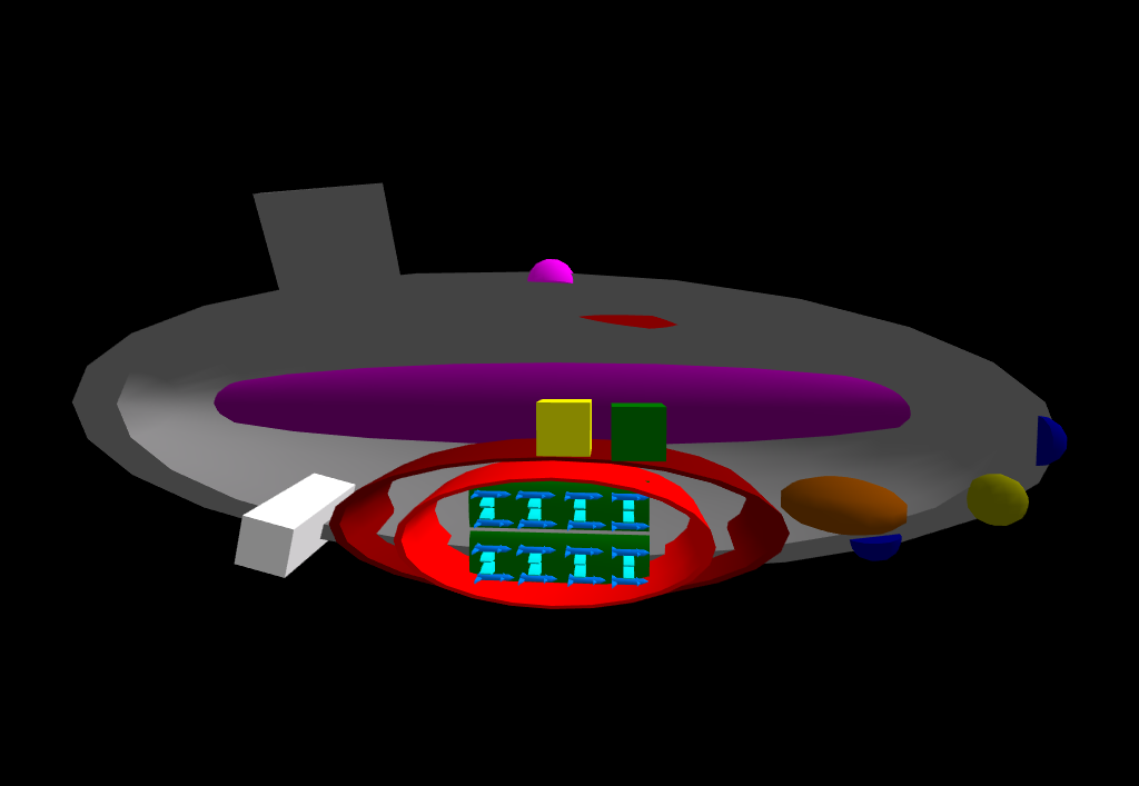 full view of missile defense dirigible